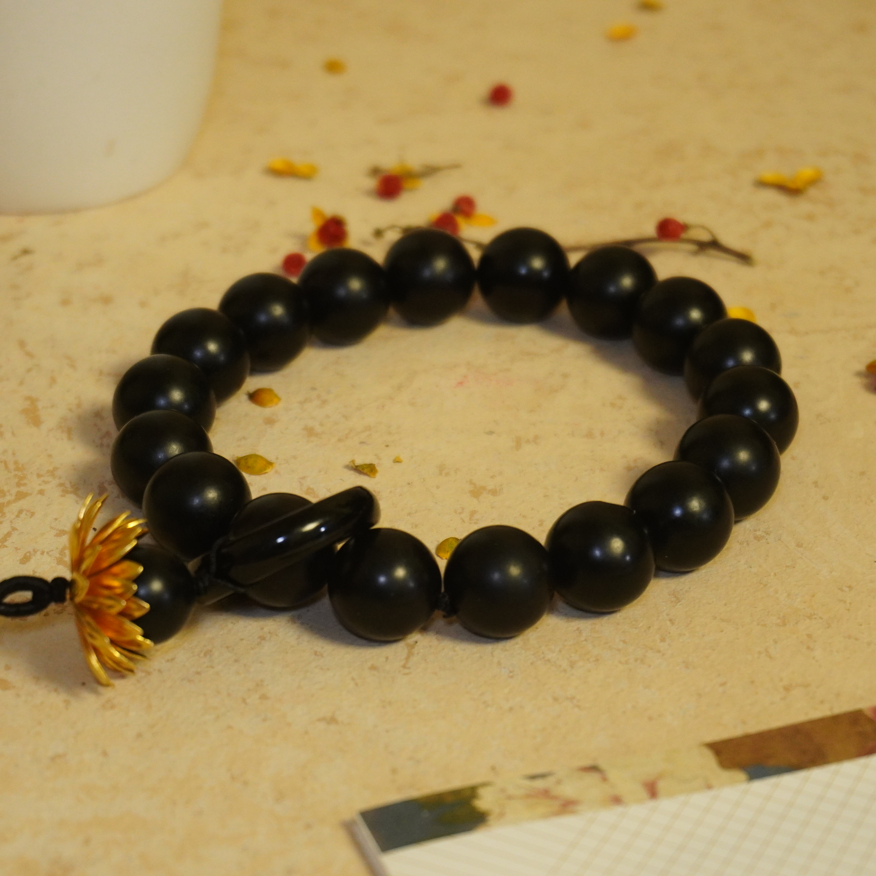 20世纪和田墨玉手持/HY054377/金玉良缘/槐荫山房