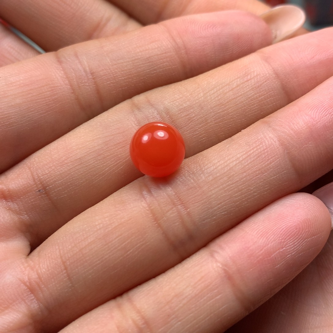 未镶嵌珠子8.9m南红玛瑙