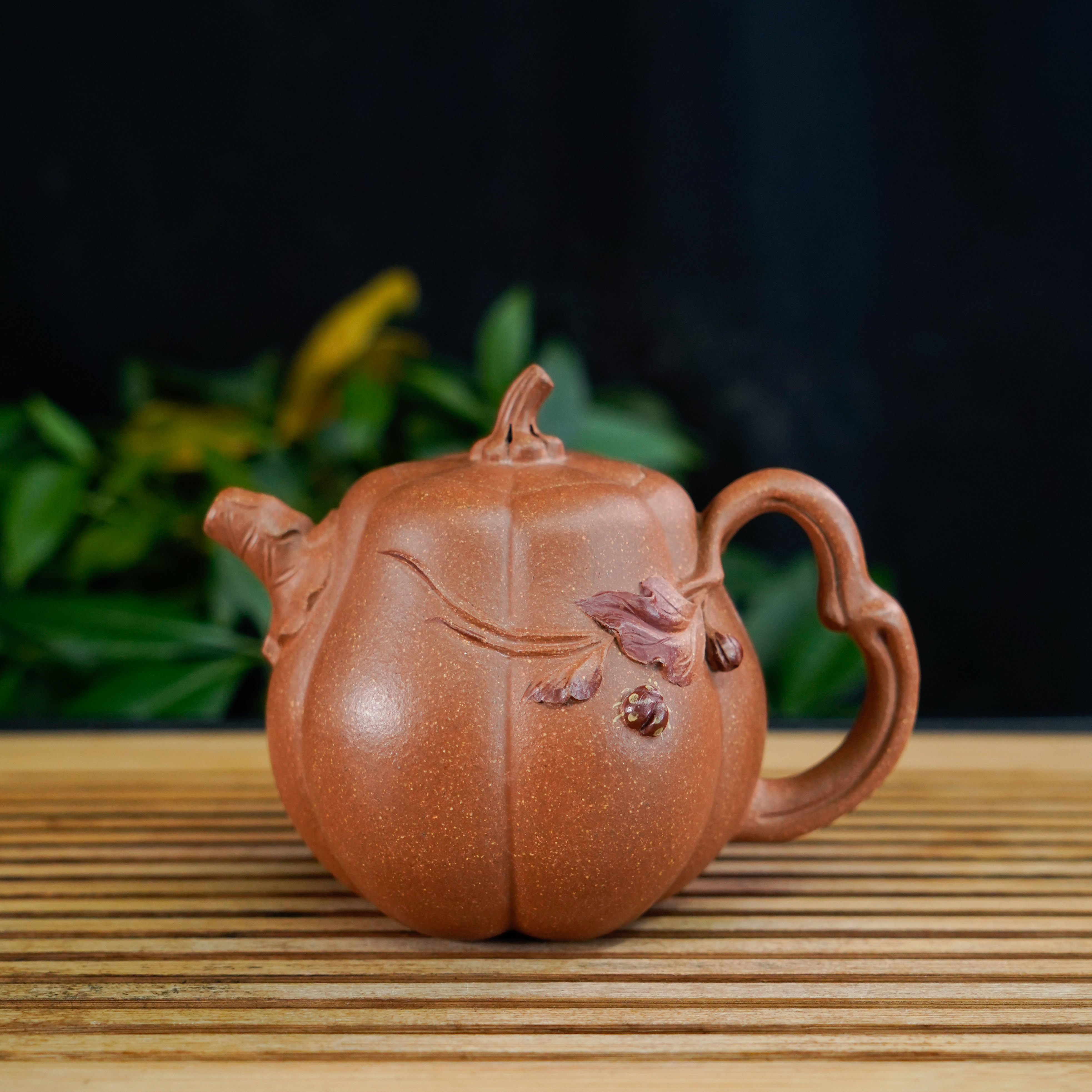 GSZS-6154   民间艺人    宜兴手工紫砂  南瓜