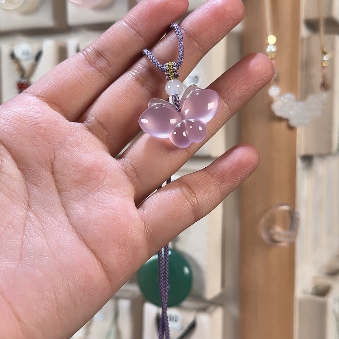 蓝***^玛瑙/玉髓未镶嵌颈饰