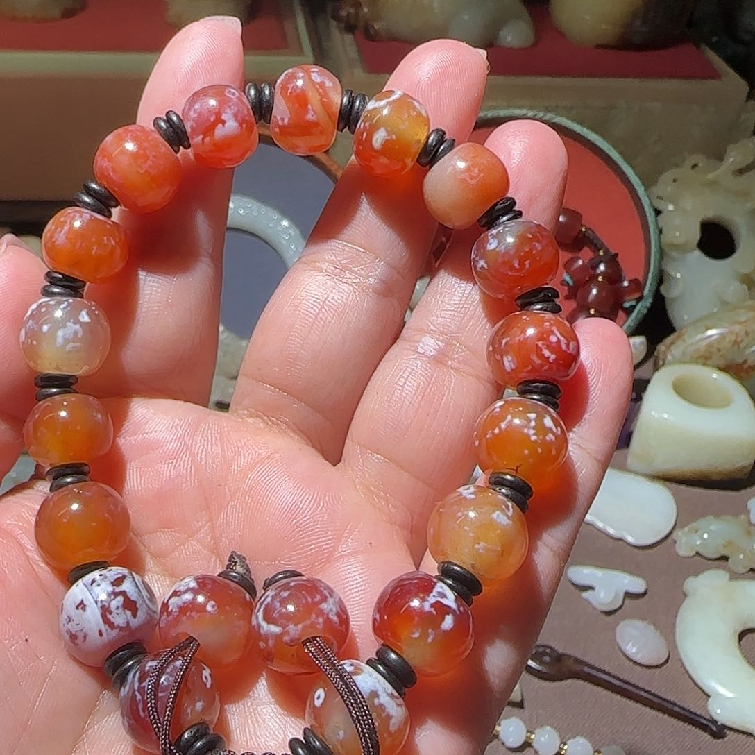 玛瑙/玉髓手链未镶嵌