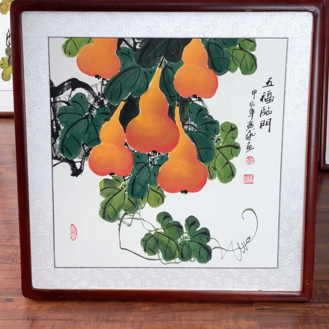 国画带框尺寸 63*63厘米