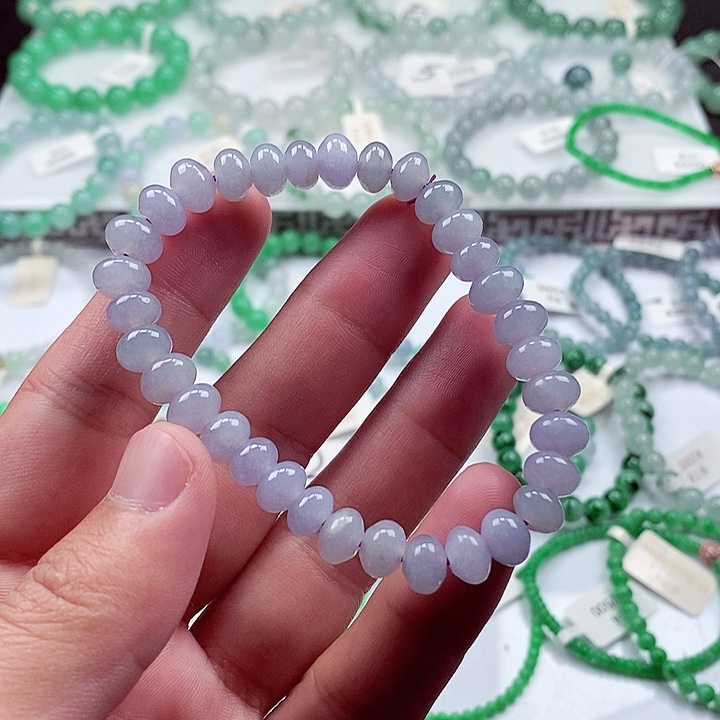 翡翠手链未镶嵌卡8