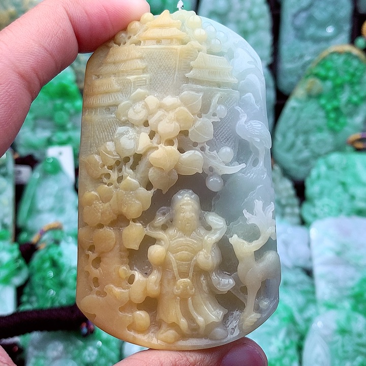 翡翠吊坠(不含链)未镶嵌萧*