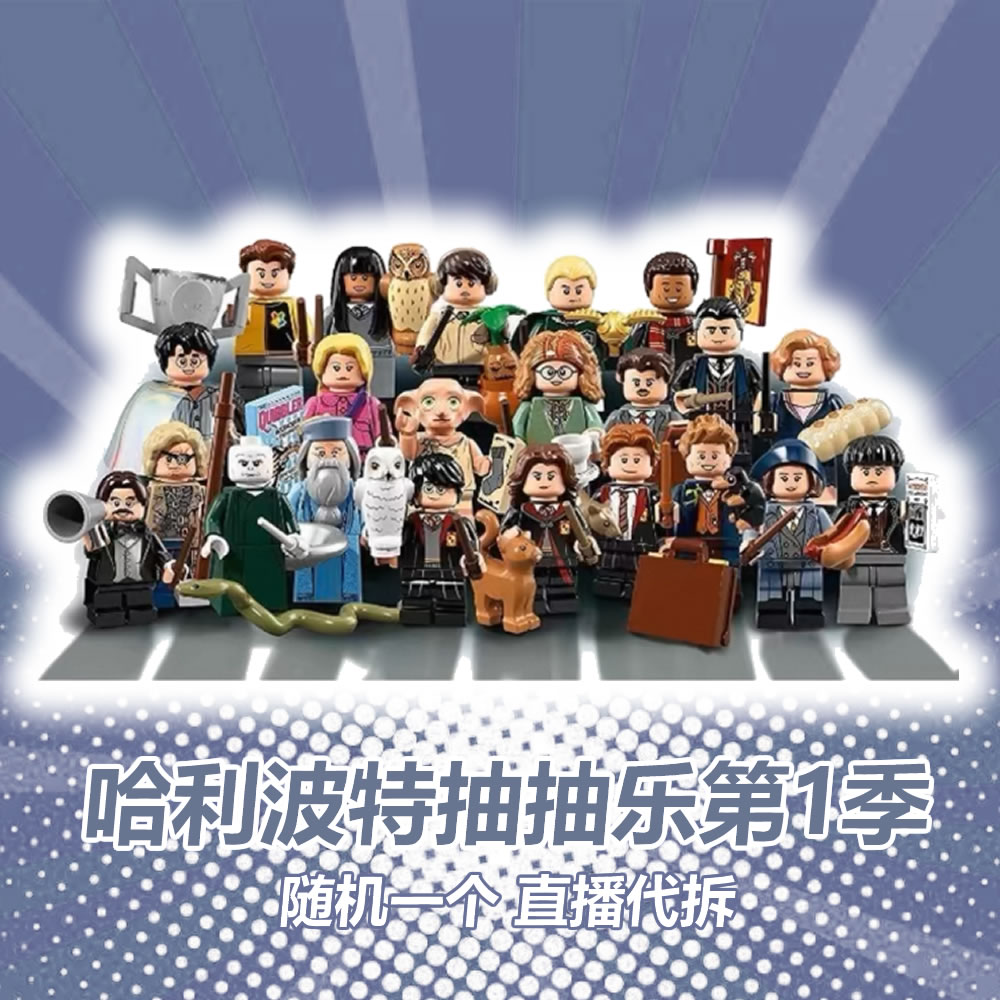 默认代拆 哈利波特第1季抽抽乐人仔 随机1袋