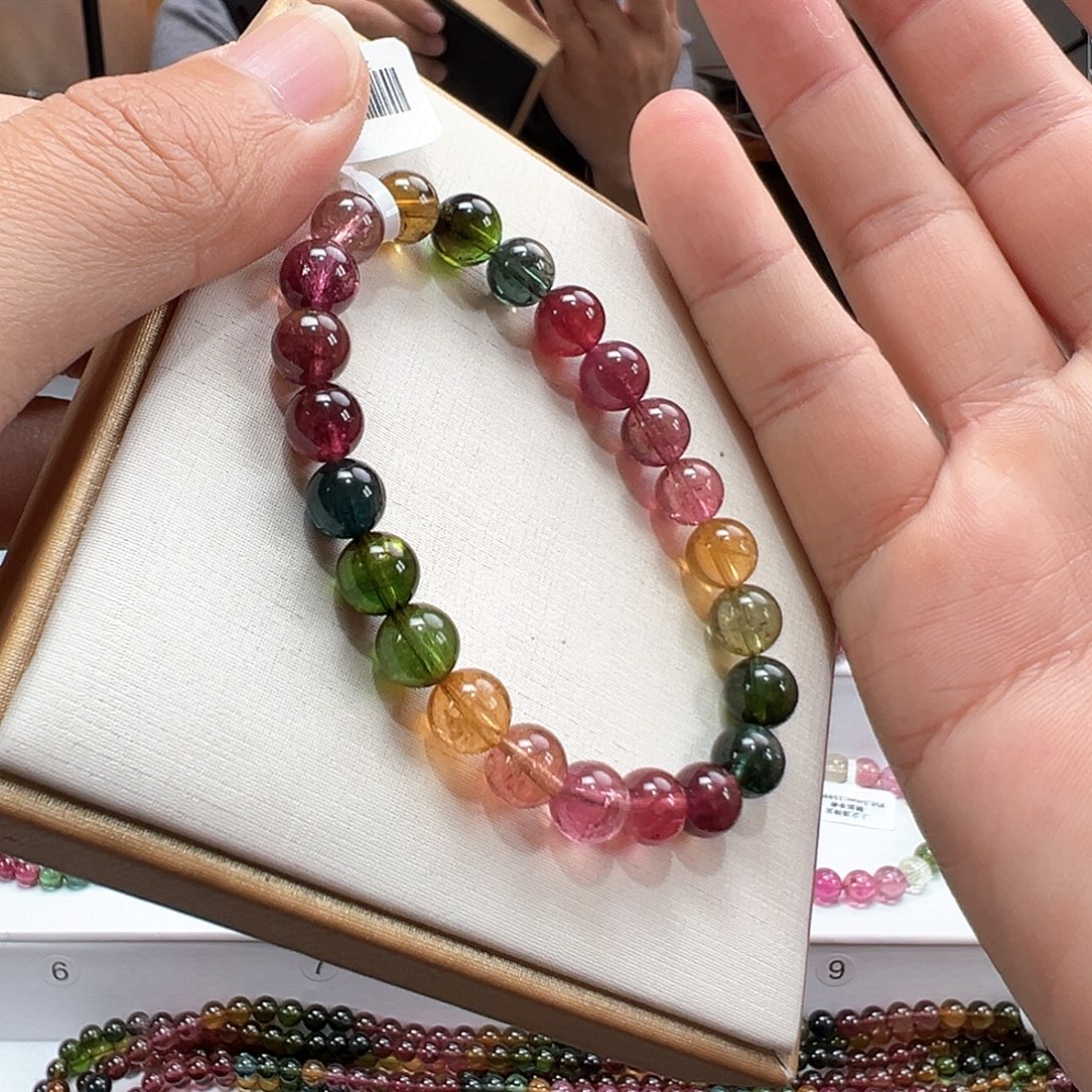 手串碧玺未镶嵌8mmmmmmmmmm