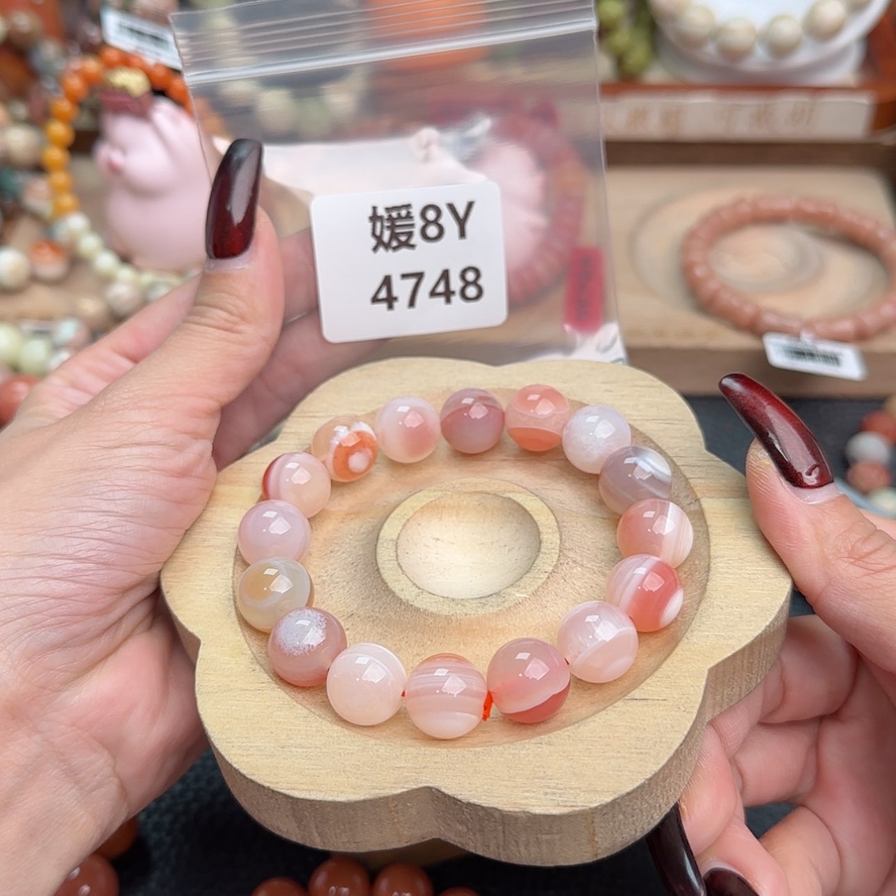 【闪购商品】石英质玉手链合金泰****rR4748