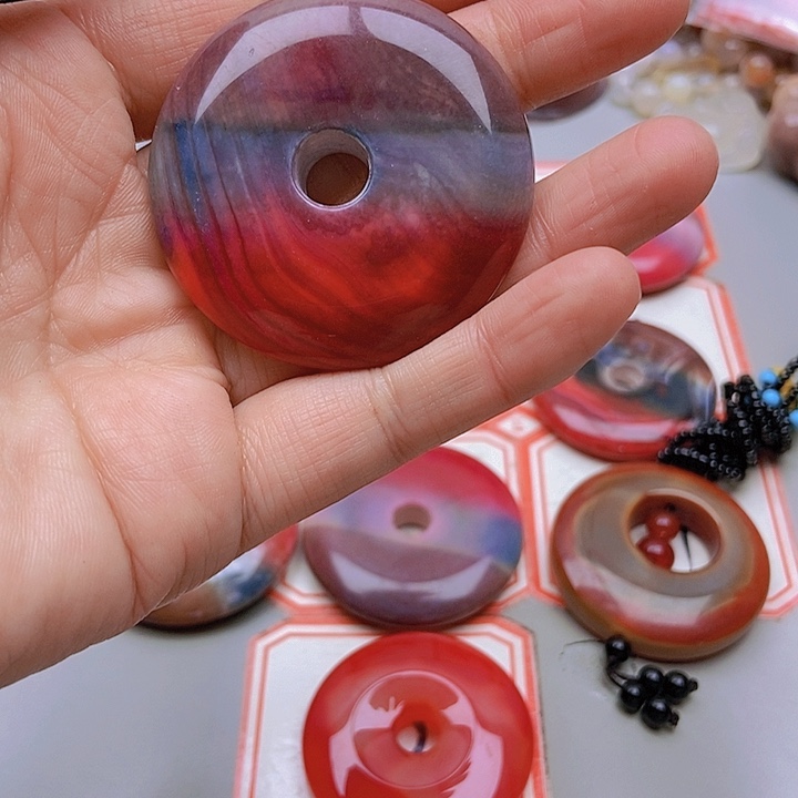 【闪购商品】未镶嵌玛瑙/玉髓珠宝半成品@****