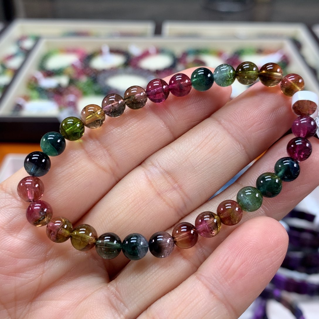 碧玺手链未镶嵌手链6➕