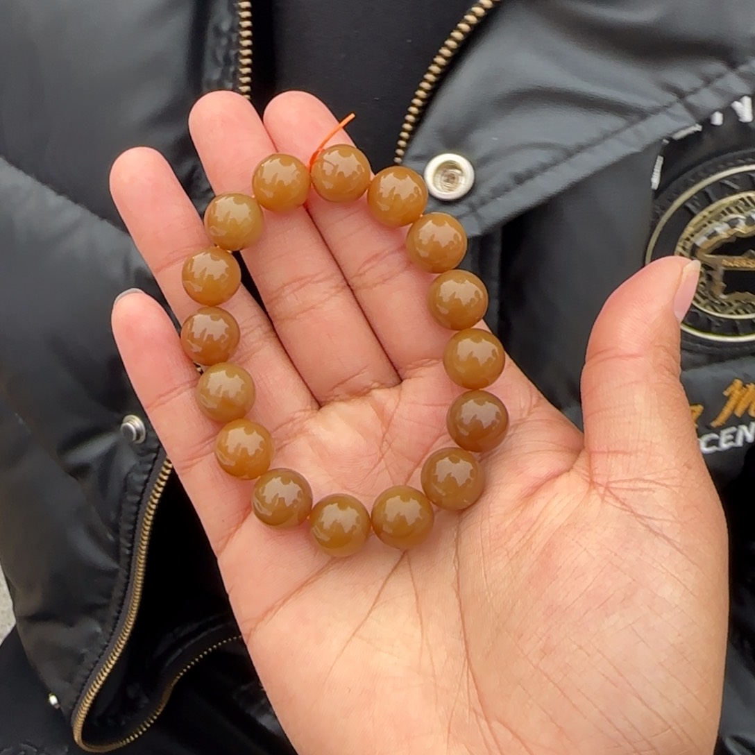 和田玉手串未镶嵌