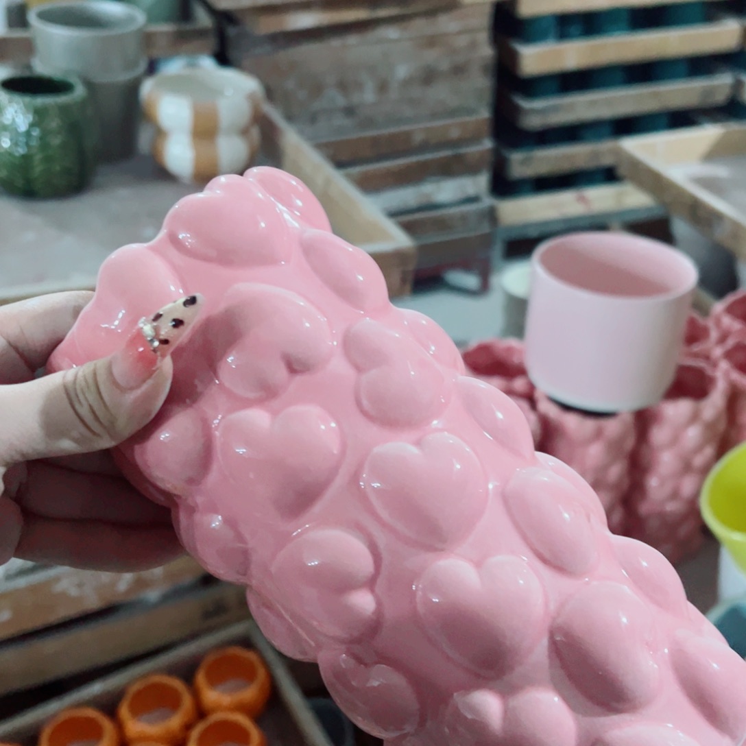 有孔，陶瓷花盆满10米包邮发货