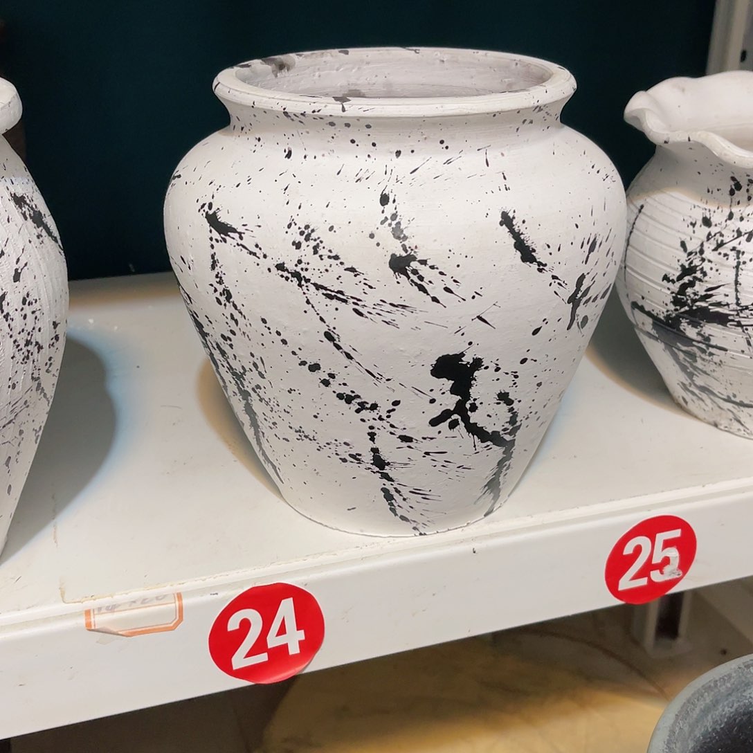 红陶带孔带孔口径14高度20