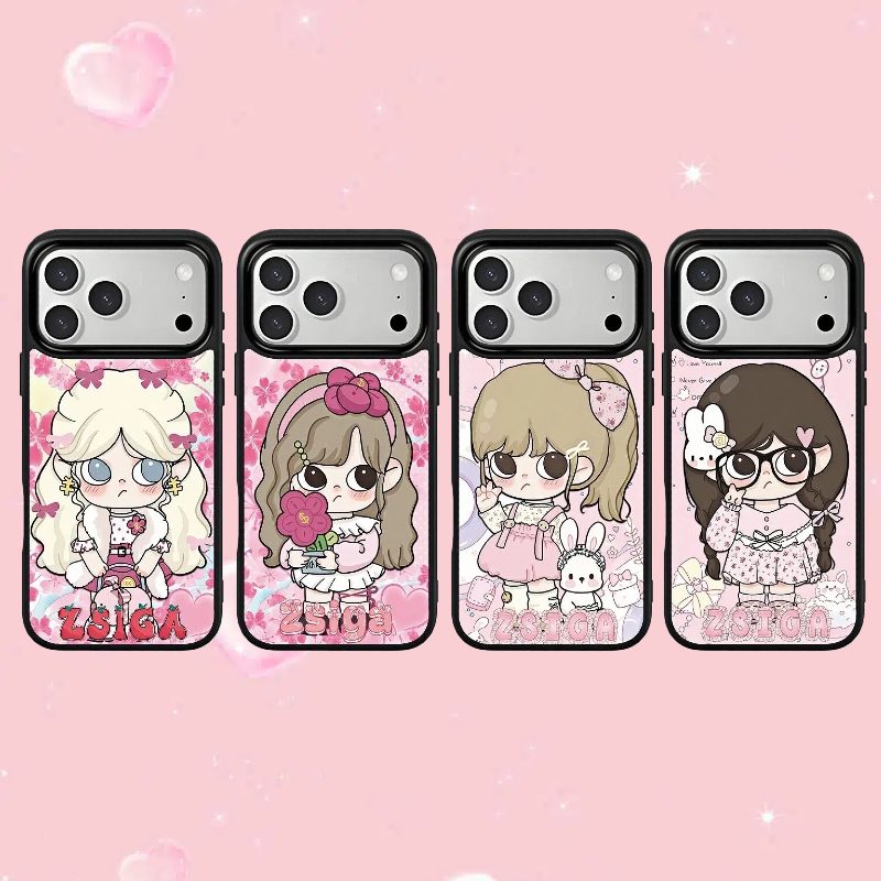 马年嘎子姐有钱花粉色神甲动漫磁吸苹果手机壳系列iPhone17promax