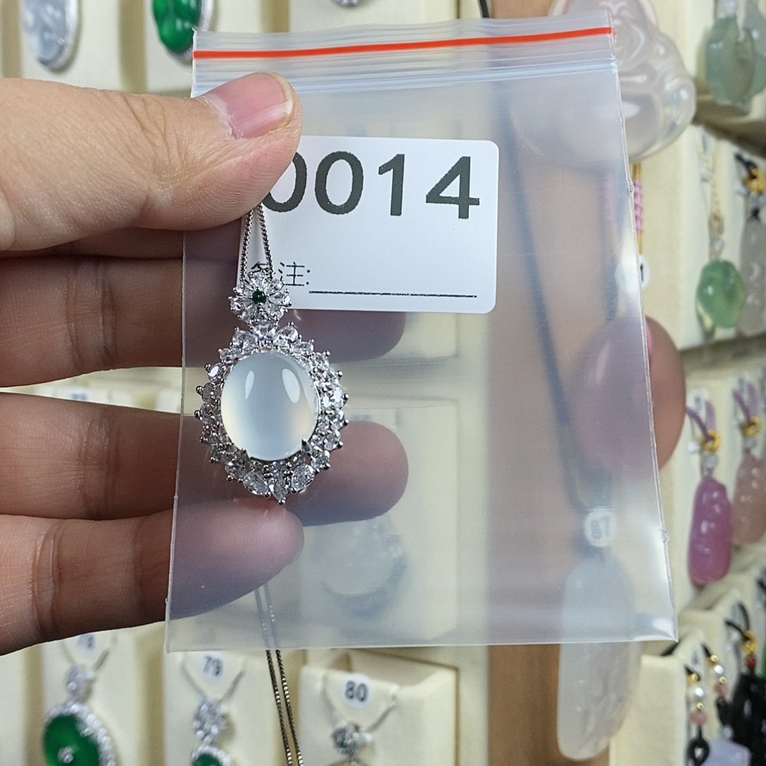 玛瑙/玉髓颈饰合金z***4