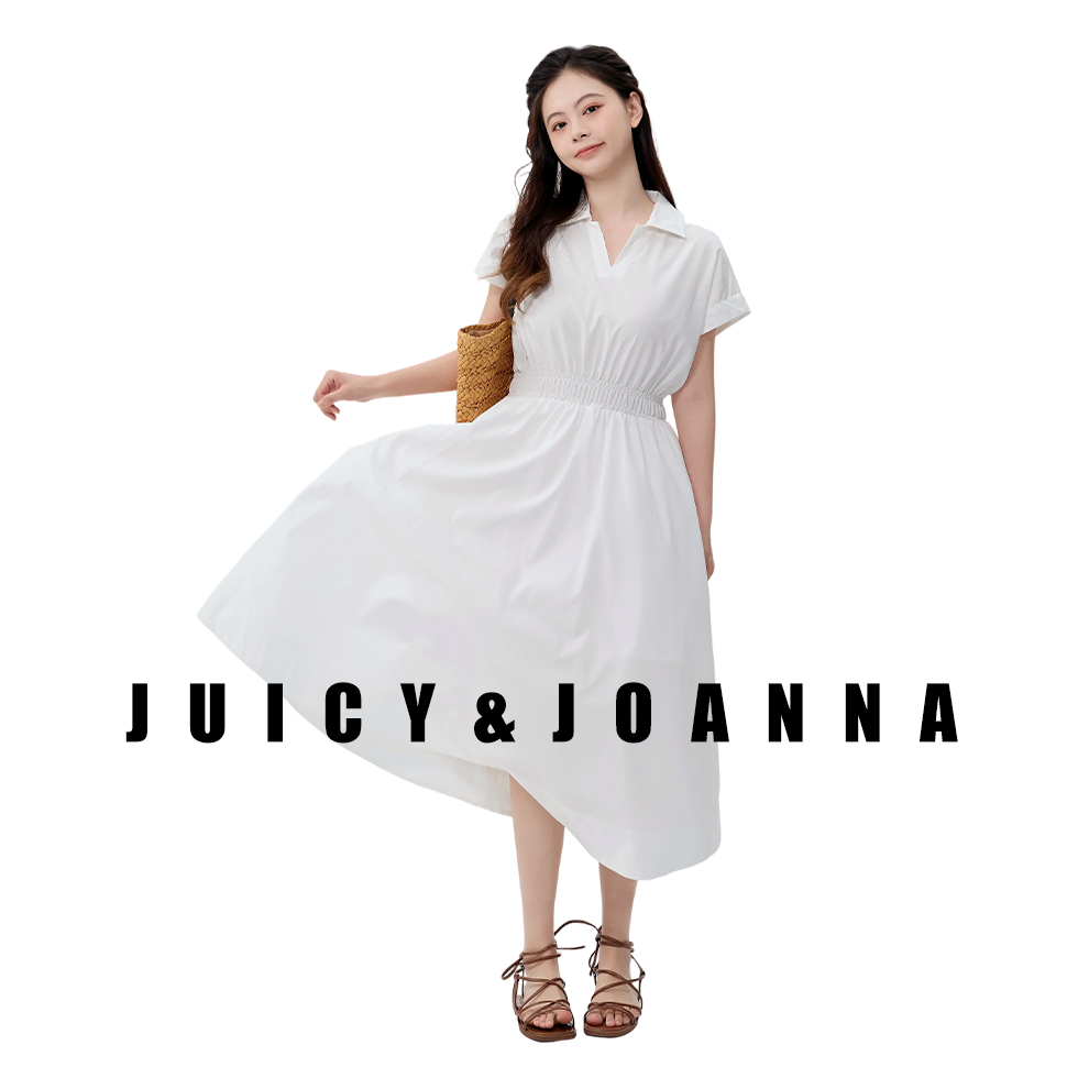 JUICY&JOANNA/橘子樱桃显瘦无束缚松紧腰连衣裙