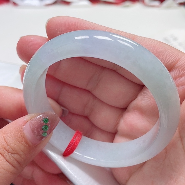 翡翠手镯未镶嵌缅甸翡翠手镯57圈