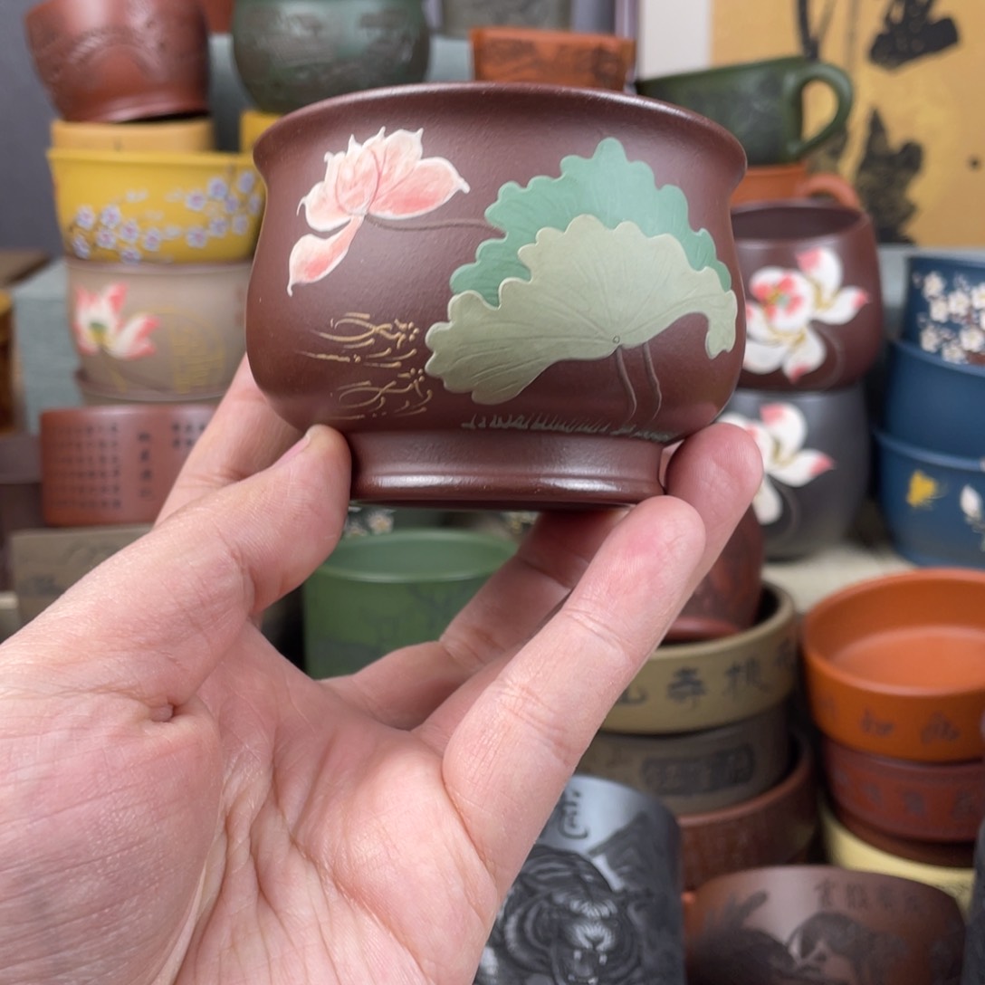 紫砂茶杯紫砂茶杯