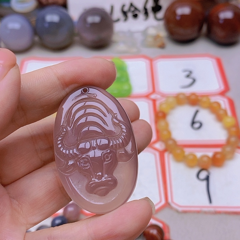 【闪购商品】未镶嵌玛瑙/玉髓珠宝半成品初*