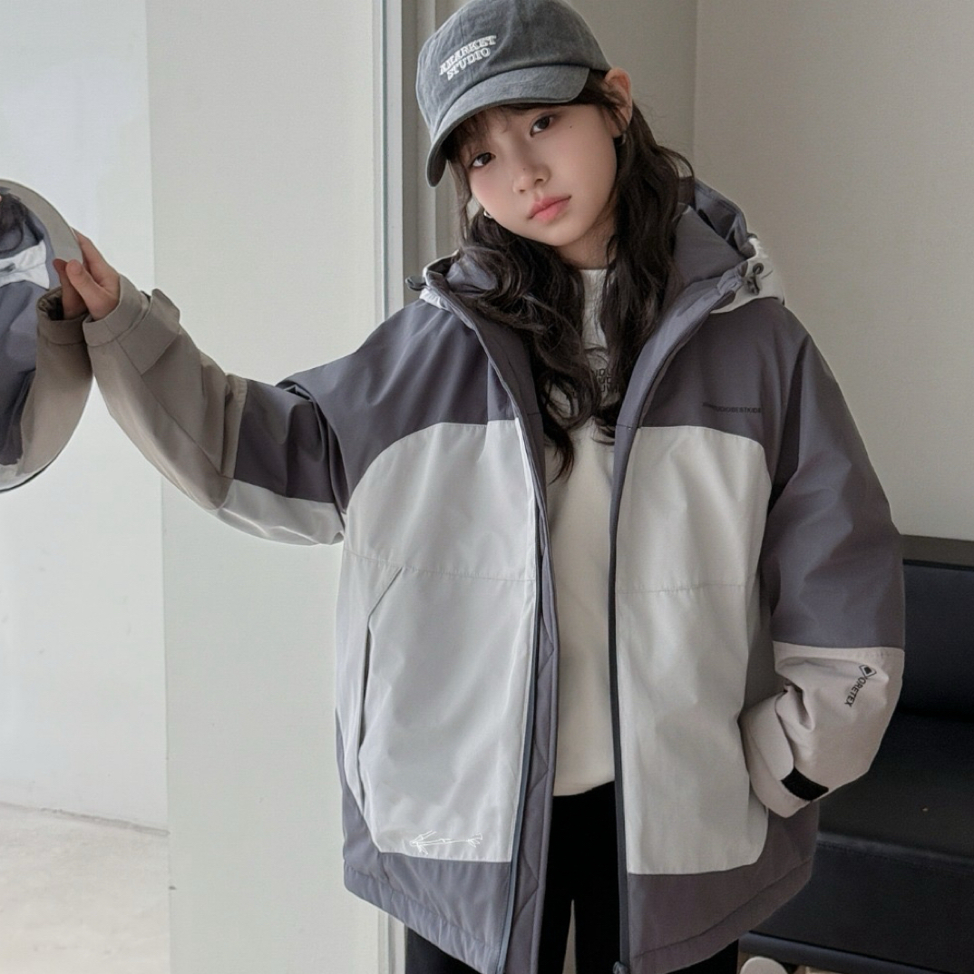 29003高端潮流时尚百搭休闲童装时尚棉外套B2-1-1