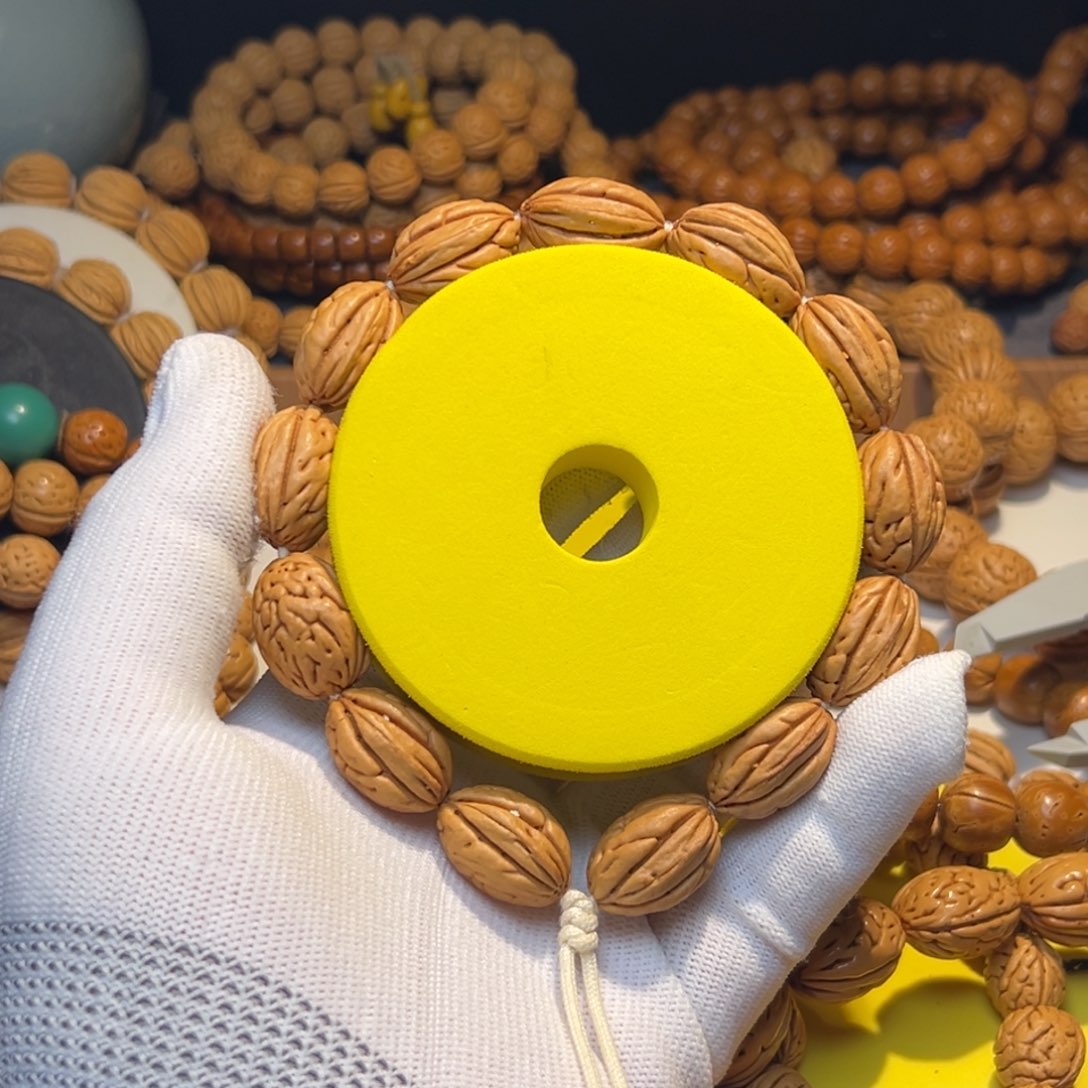 小***a桃核手串灵竹桃核