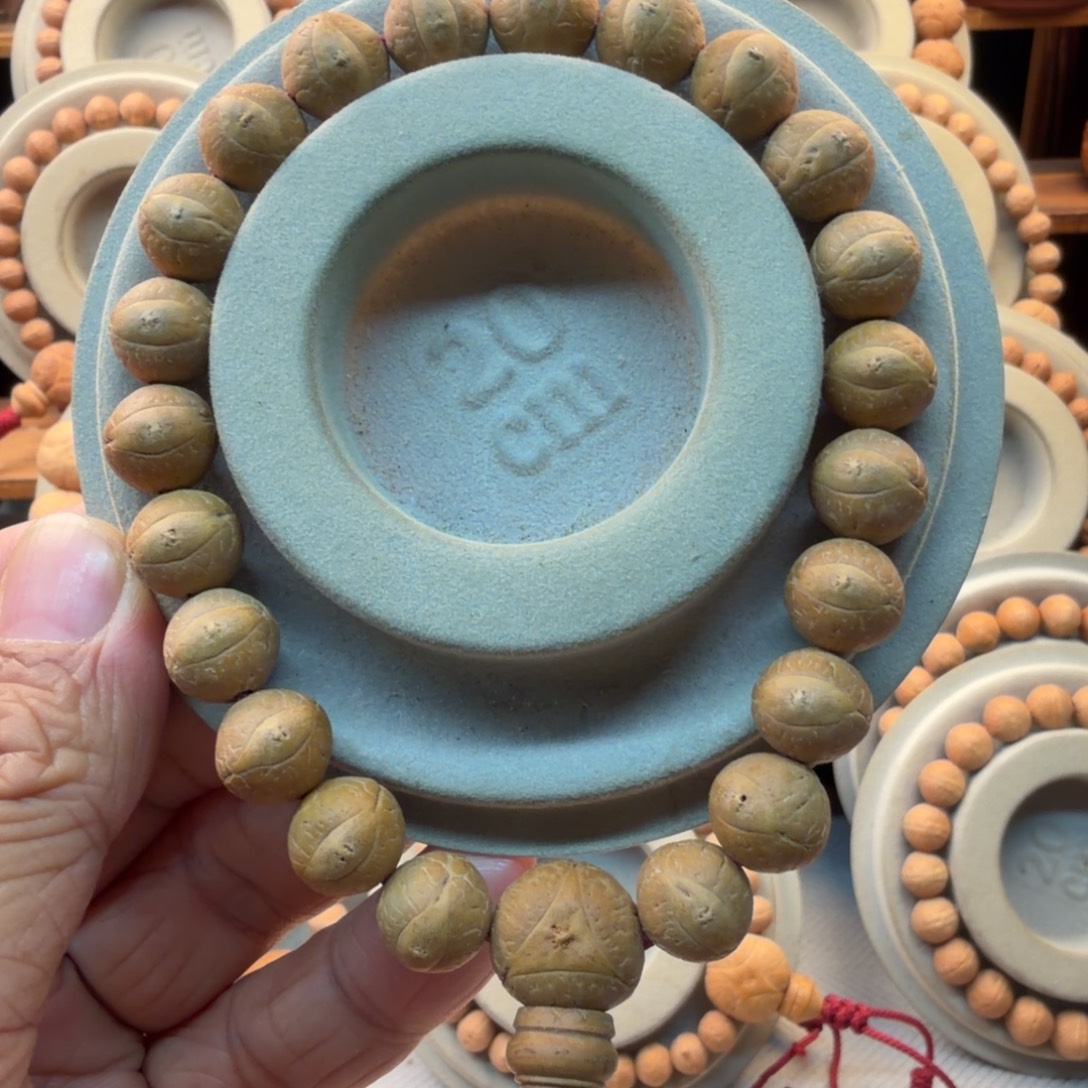 凤眼菩提手串12毫米超头货同树籽黄金大眼