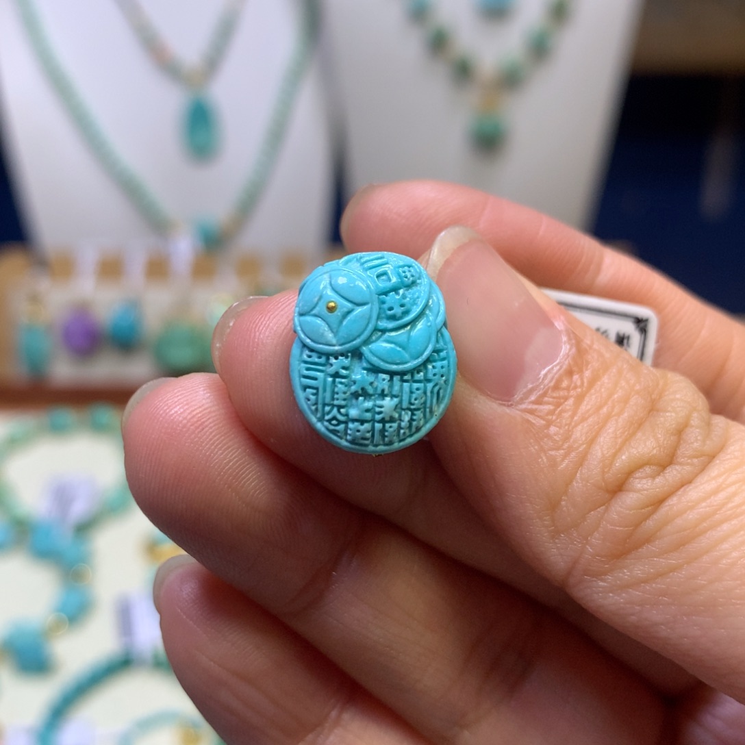 绿松石未镶嵌配饰