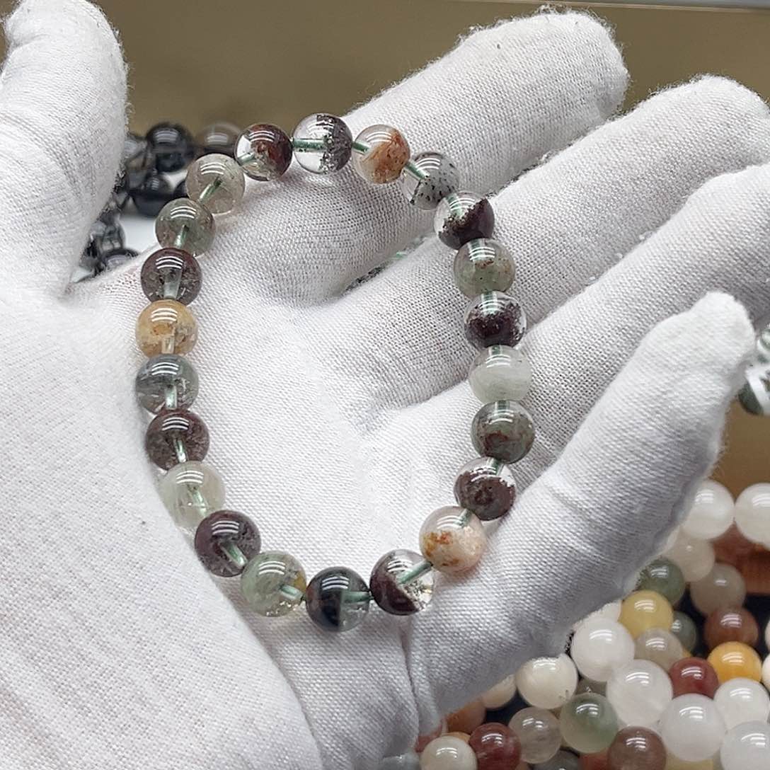 水晶手串未镶嵌 四季幽灵手串