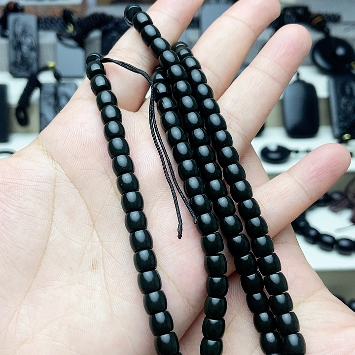 未镶嵌手链和田玉卡6+ 精工直切108项链