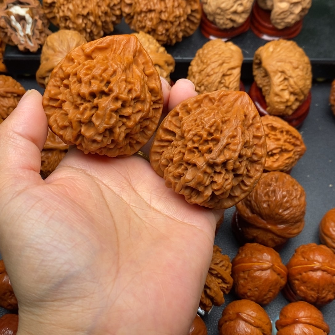 把件文玩核桃48官帽