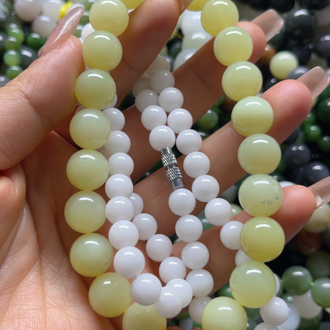 和田玉手链未镶嵌