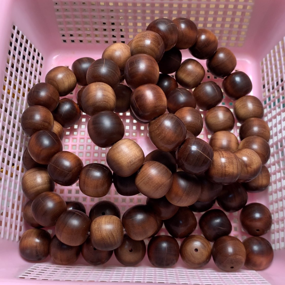 【闪购商品】檀香木手串/手链二*老山檀香14x15瑕疵