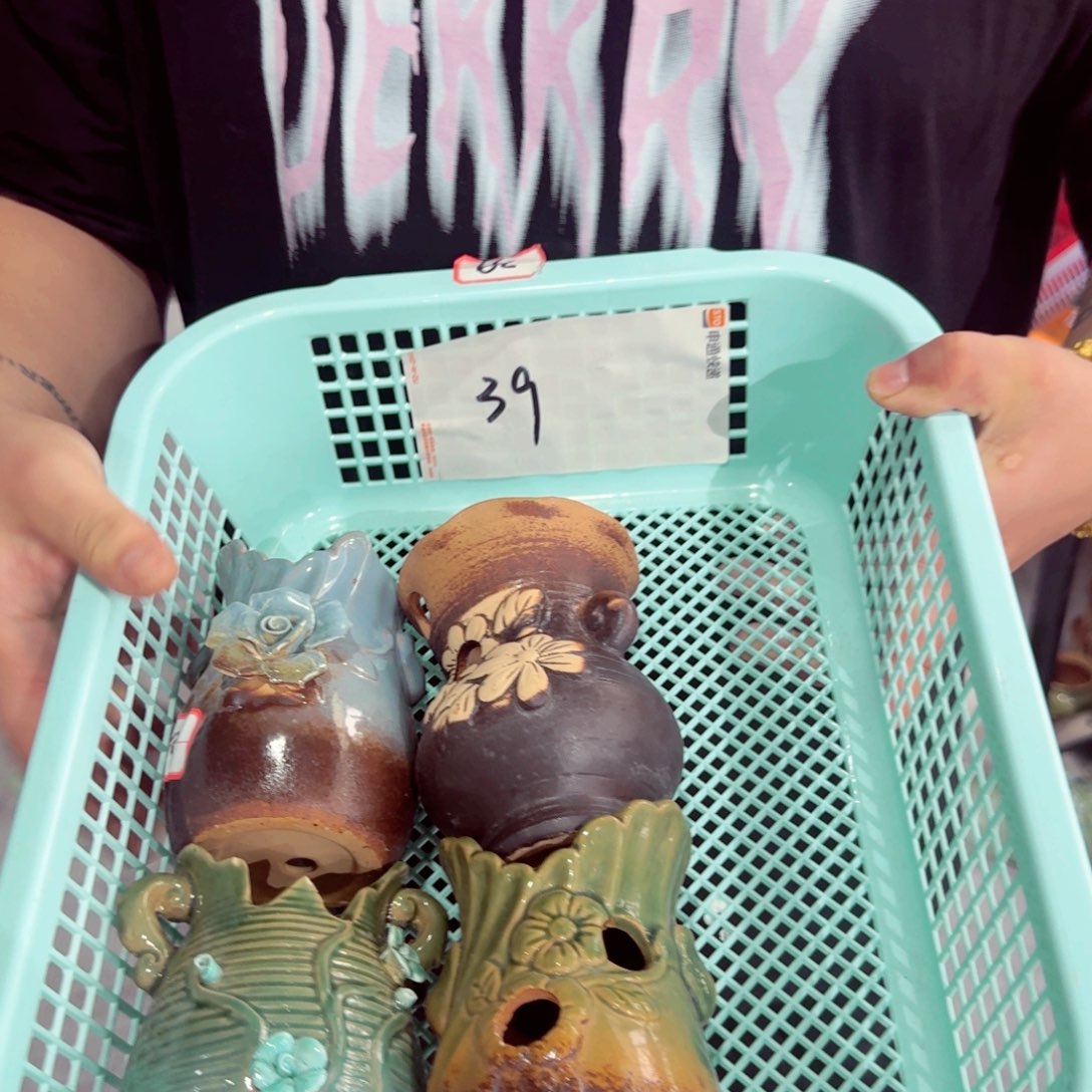 紫砂花盆粗陶粗陶