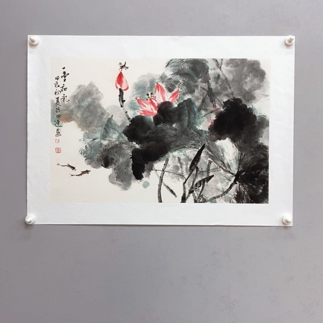 国画徐坤连四尺三开精品佳作
