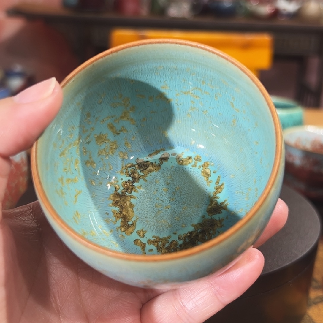 格***局陶杯子钧瓷，钧瓷钧瓷