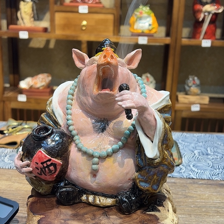 纯手工陶瓷摆件没有第二件