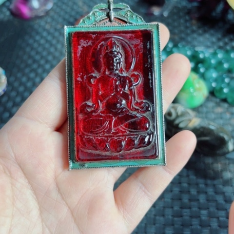 紫金钵盂菩提把件