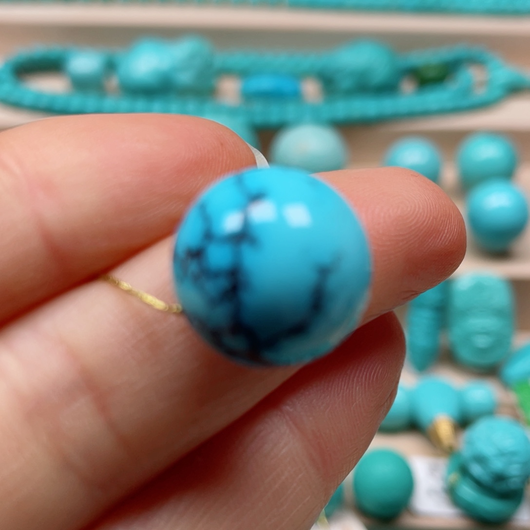 绿松石珠宝奇石未镶嵌