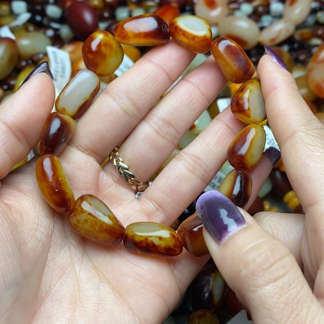 和田玉手链未镶嵌