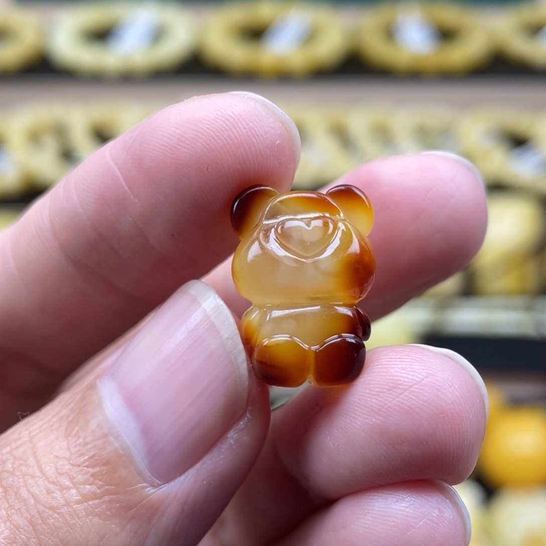 琥珀裸石未镶嵌琥珀蜜蜡