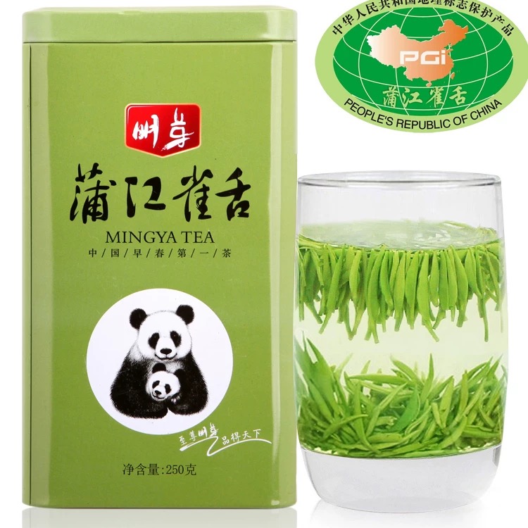 明前新茶蒲江雀舌绿茶罐装