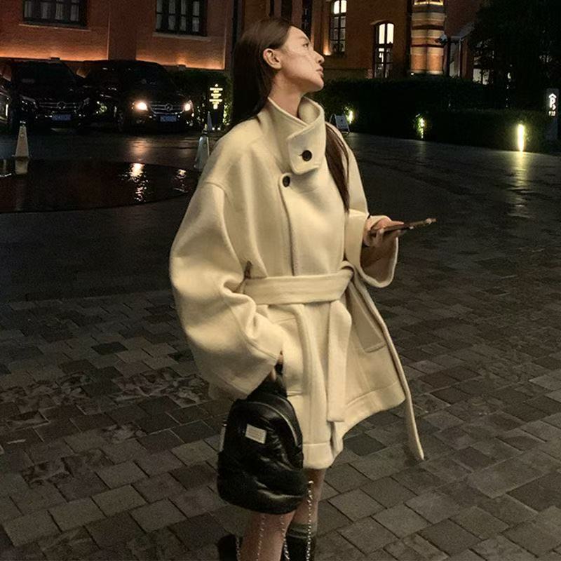 【编码901-1000】复古法式年轻呢子大衣女冬季高级感超好看洋气质