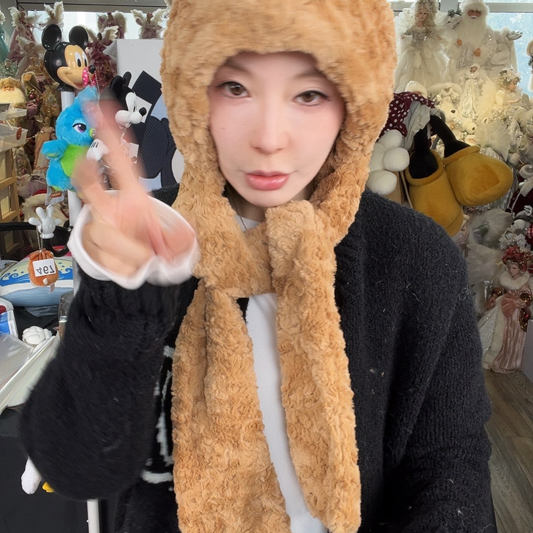 毛绒475号围脖巴塞帽子