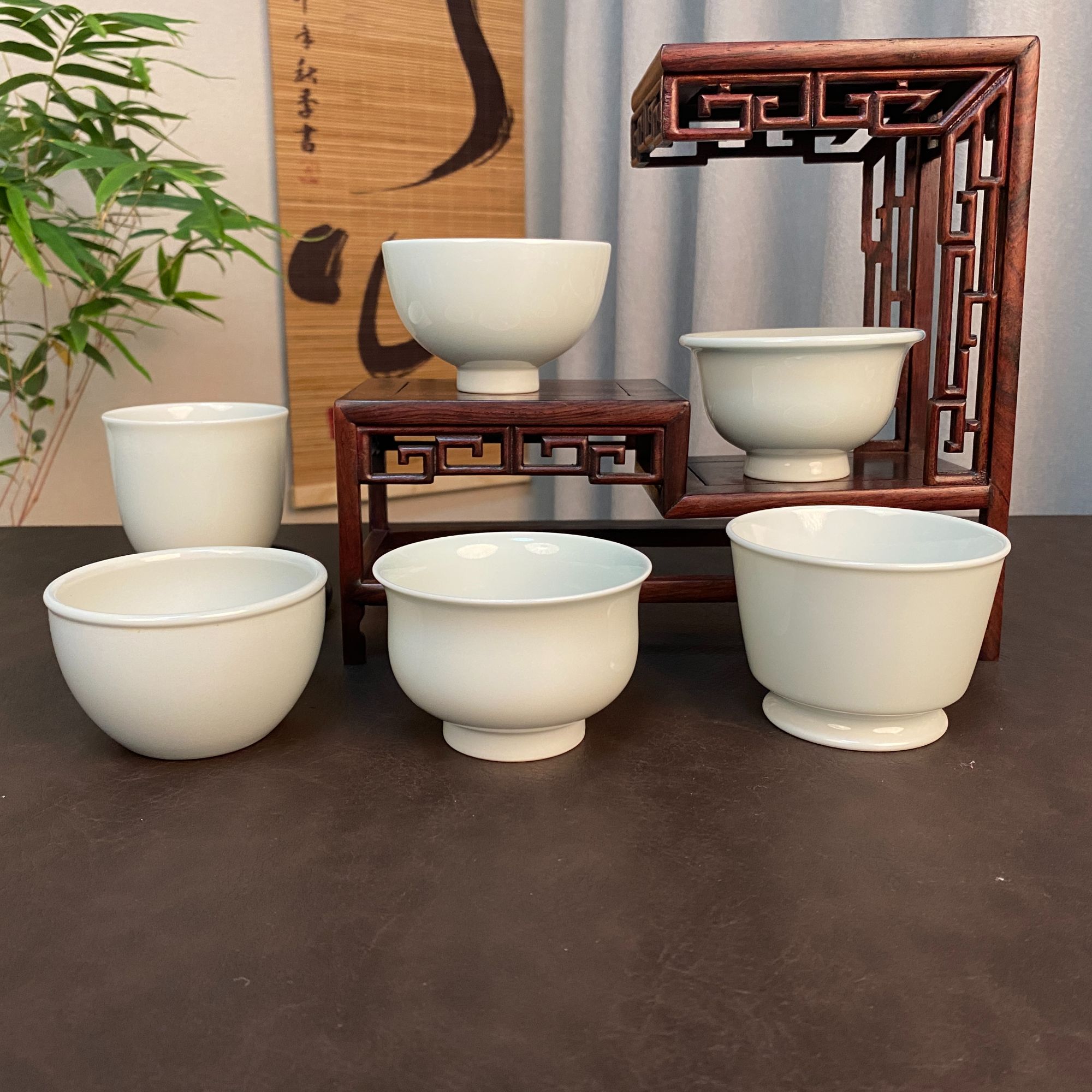 【四悦茶陶】随发一个白胎  景德镇陶瓷手工手绘    