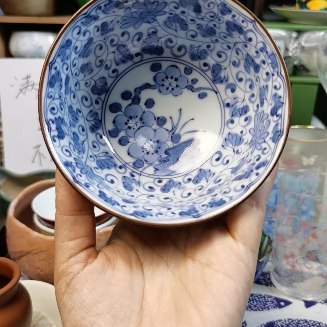 紫砂茶案陶瓷杯子碟子小碗