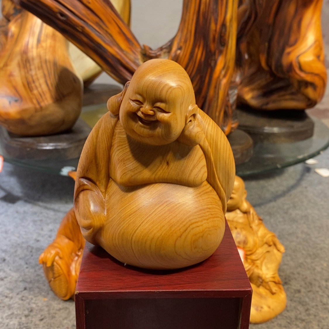 【闪购商品】柏木（崖柏）木雕工艺品摆件根雕崖柏手把件