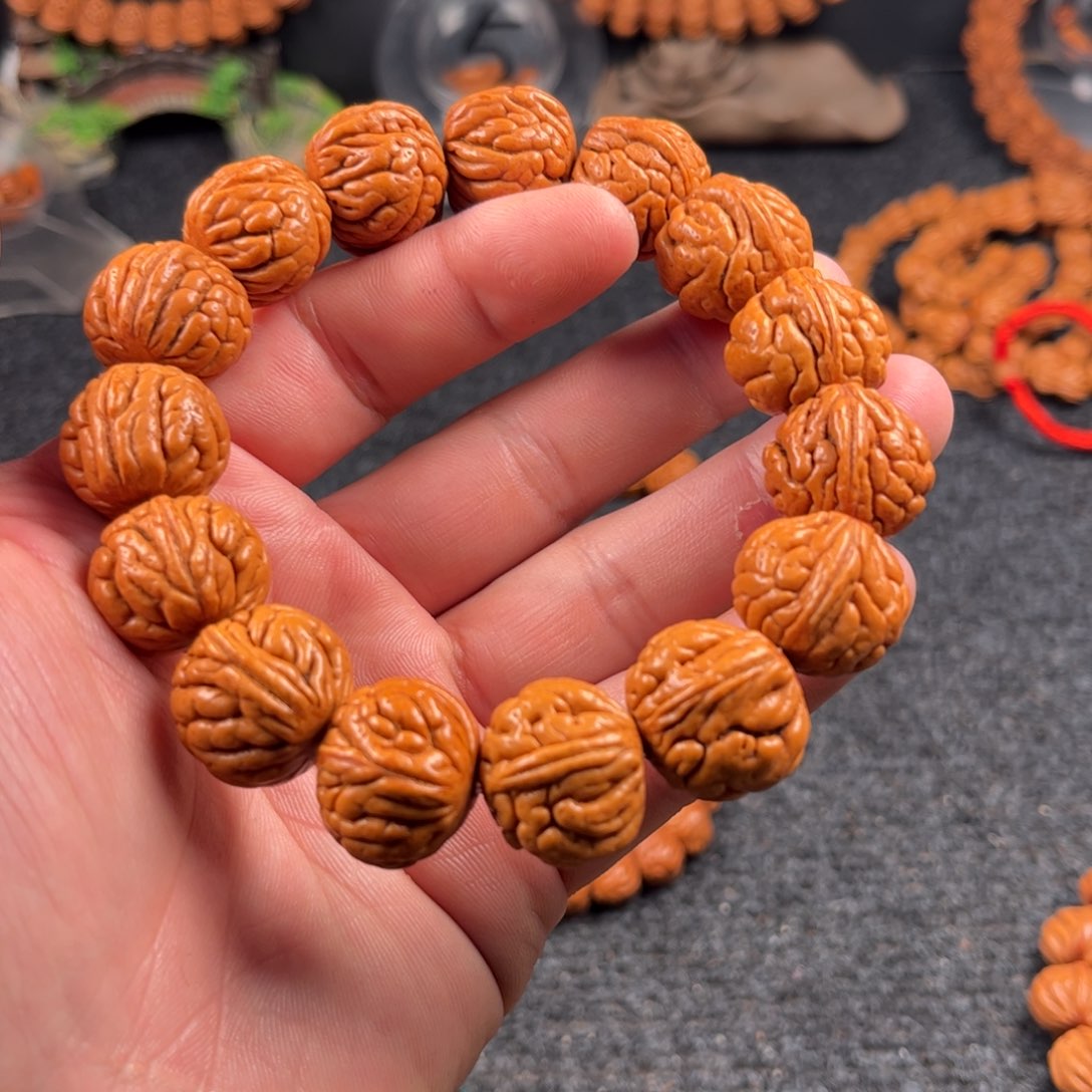 桃核手串6号链接手串