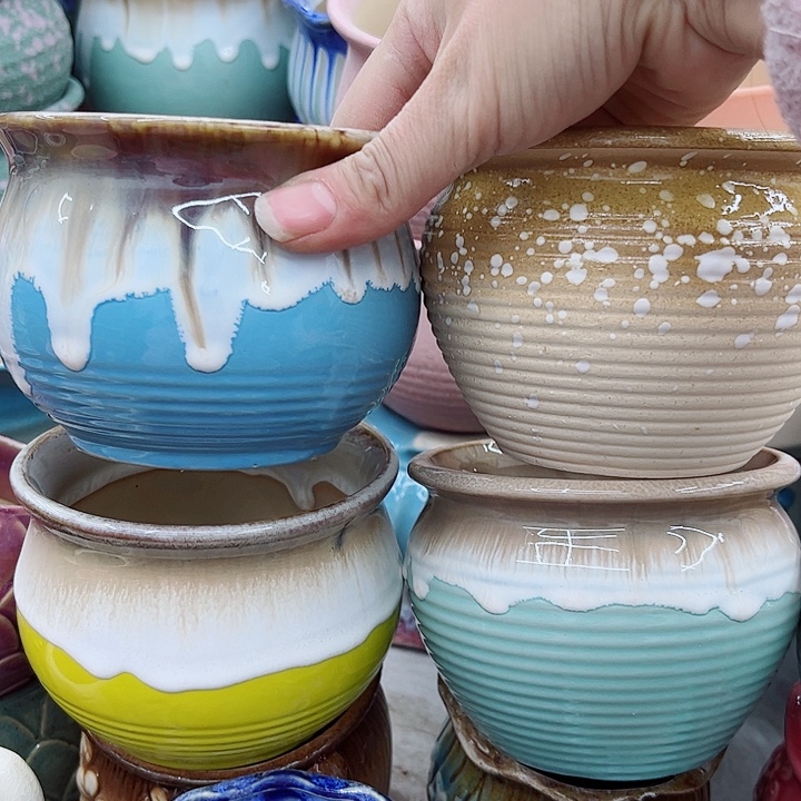 多肉绿植陶瓷花盆