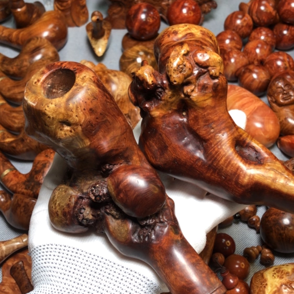 【闪购商品】木C****声麻梨疙瘩火琉璃