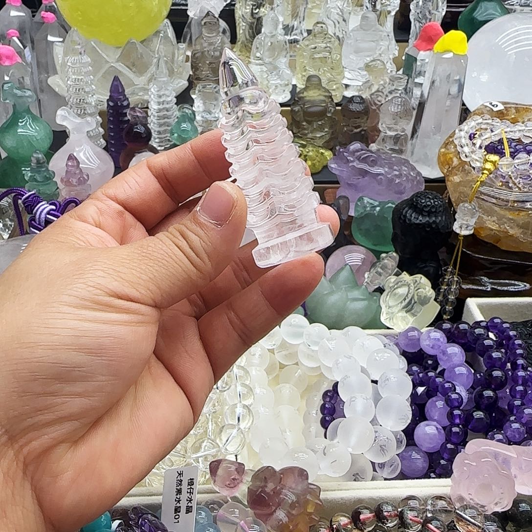 车挂未镶嵌水晶摆件