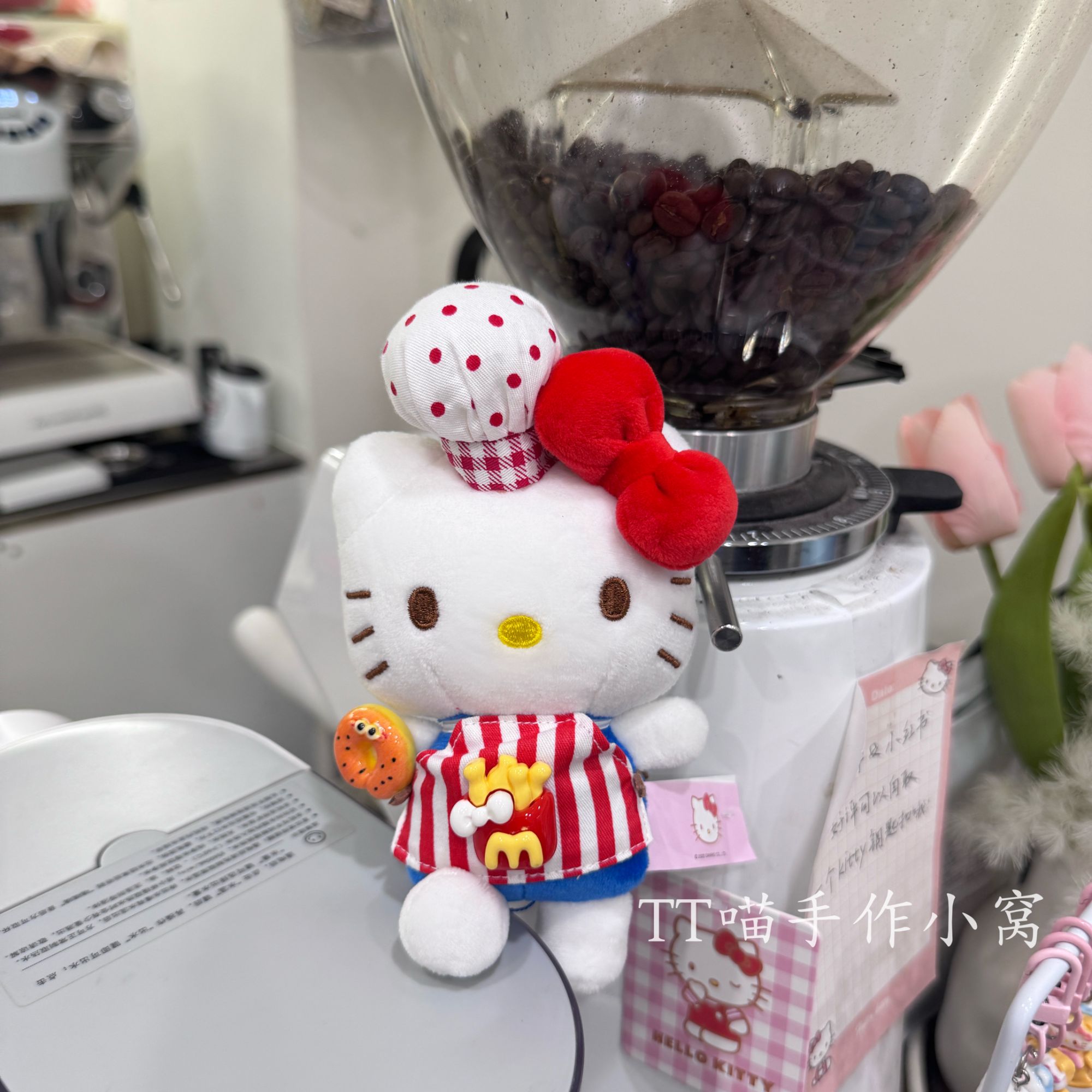 Hello Kitty猫毛绒包挂件活动款蓝色